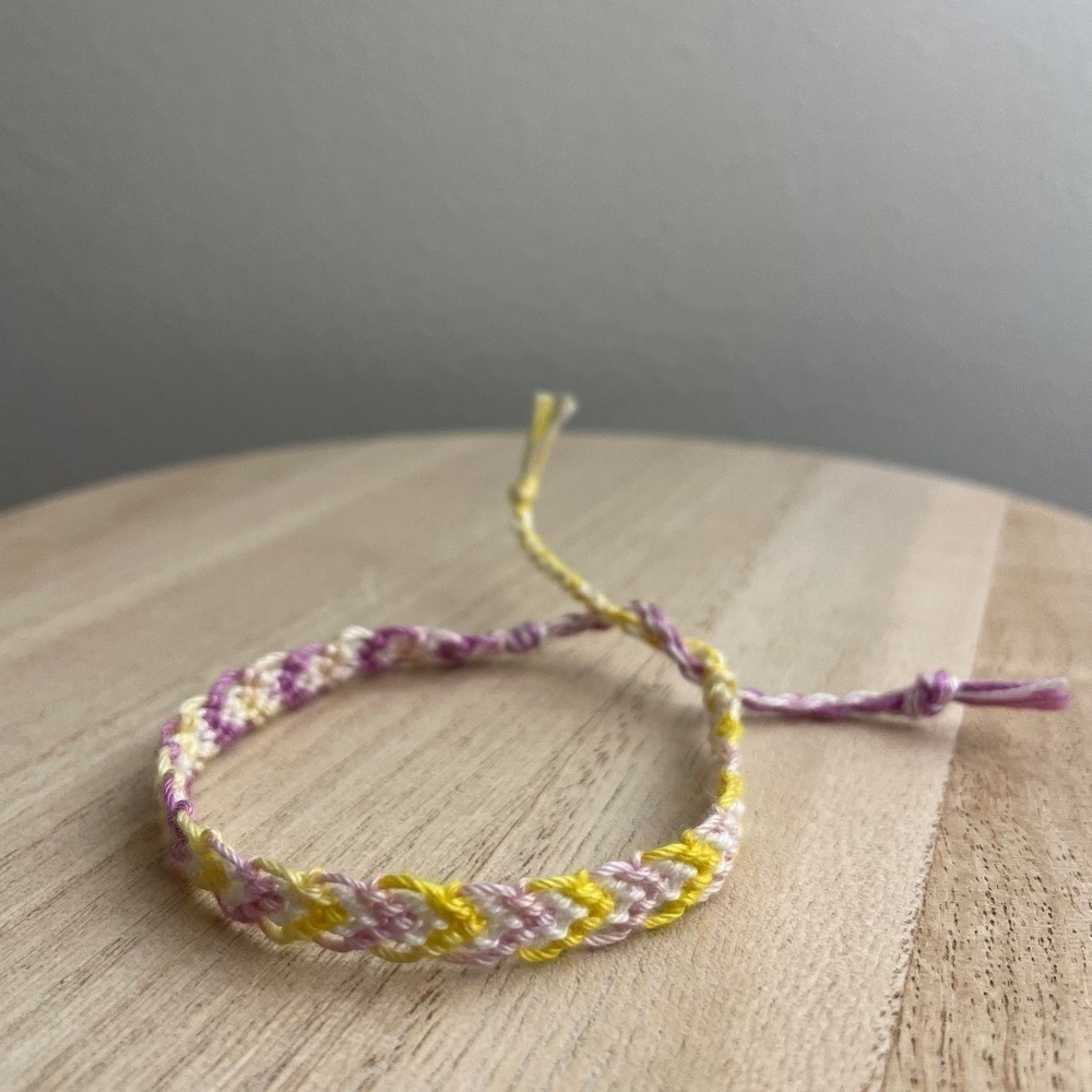 Purple Sunset Woven Bracelet